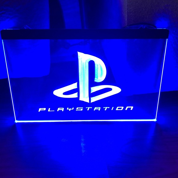 PLAYSTATION LED NEON LIGHT SIGN 8x12 - Picture 1 of 3